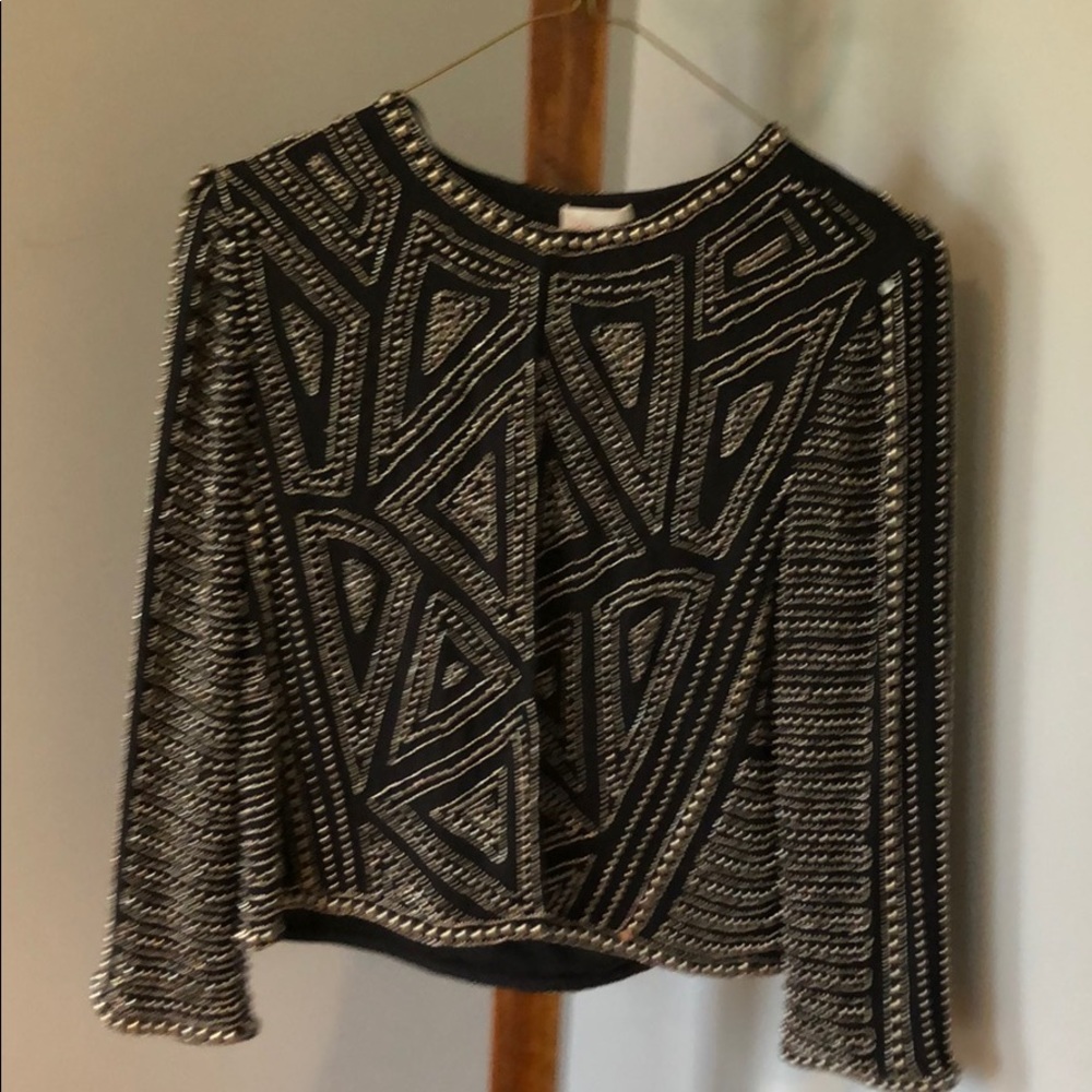 Embellished jacket. Black/gold. Beautiful!